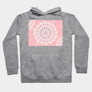 Pink flower mandala Hoodie